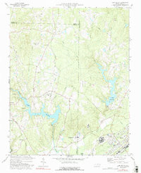 LAKE MICHIE, NC HISTORICAL MAP GEOPDF 7.