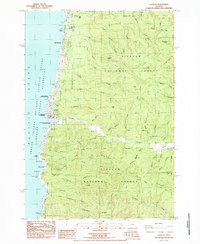 YACHATS, OR HISTORICAL MAP GEOPDF 7.5X7.