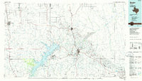 BORGER, TX HISTORICAL MAP GEOPDF 30X60 G