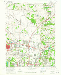 GLENDALE, OH HISTORICAL MAP GEOPDF 7.5X7