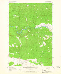 POTOMAC, MT HISTORICAL MAP GEOPDF 7.5X7.