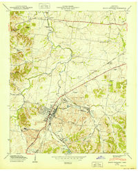 MOUNT PLEASANT, TN HISTORICAL MAP GEOPDF