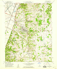 COLUMBIA, IL HISTORICAL MAP GEOPDF 7.5X7