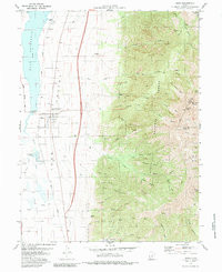 MONA, UT HISTORICAL MAP GEOPDF 7.5X7.5 G