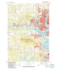 WAUSAU WEST, WI HISTORICAL MAP GEOPDF 7.