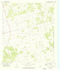 SAINT LAWRENCE SE, TX HISTORICAL MAP GEO