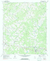 CRAWFORD, GA HISTORICAL MAP GEOPDF 7.5X7