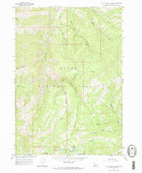 LITTLE TRINITY LAKE, ID HISTORICAL MAP G