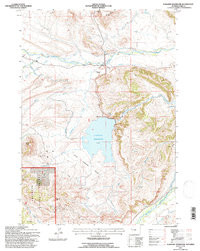 SUNSHINE RESERVOIR, WY HISTORICAL MAP GE