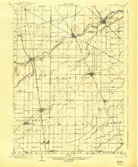 ELMORE, OH HISTORICAL MAP GEOPDF 15X15 G