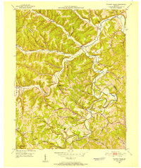 TYGARTS VALLEY, KY HISTORICAL MAP GEOPDF