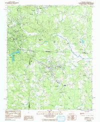 LANDRUM, SC-NC HISTORICAL MAP GEOPDF 7.5