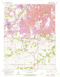 LENEXA, KS HISTORICAL MAP GEOPDF 7.5X7.5