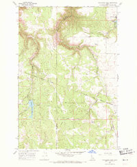 WINCHESTER WEST, ID HISTORICAL MAP GEOPD