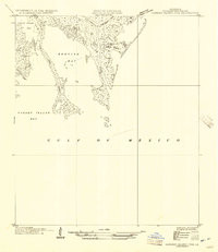 GARDEN ISLAND PASS, LA HISTORICAL MAP GE