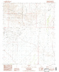 NINEMILE WASH, CA HISTORICAL MAP GEOPDF