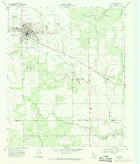SPUR, TX HISTORICAL MAP GEOPDF 7.5X7.5 G