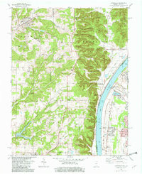 LANESVILLE, IN-KY HISTORICAL MAP GEOPDF