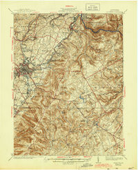 UNIONTOWN, PA HISTORICAL MAP GEOPDF 15X1