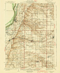 OQUAWKA, IL-IA HISTORICAL MAP GEOPDF 15X