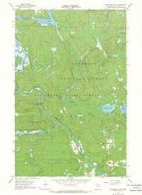 KABUSTASA LAKE, MN HISTORICAL MAP GEOPDF