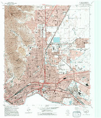 EL PASO, TX HISTORICAL MAP GEOPDF 7.5X7.