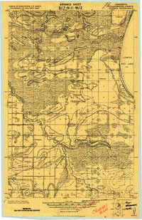 CHURNES, MN HISTORICAL MAP GEOPDF 15X15