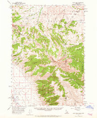 SCOTT PEAK, ID-MT HISTORICAL MAP GEOPDF