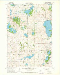 SUNBURG, MN HISTORICAL MAP GEOPDF 7.5X7.