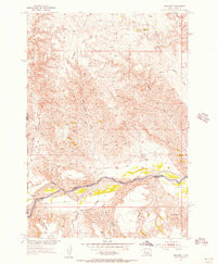 BRIDGER, SD HISTORICAL MAP GEOPDF 7.5X7.