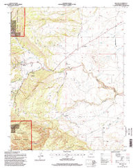 BEULAH, CO HISTORICAL MAP GEOPDF 7.5X7.5