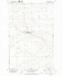 DENTON, MT HISTORICAL MAP GEOPDF 7.5X7.5