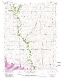 GLEN ELDER NORTH, KS HISTORICAL MAP GEOP