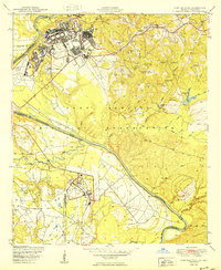 FORT BENNING, GA-AL HISTORICAL MAP GEOPD