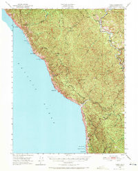 PIERCY, CA HISTORICAL MAP GEOPDF 15X15 G