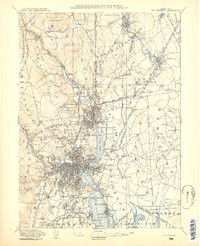 PROVIDENCE, RI-MA HISTORICAL MAP GEOPDF