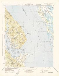 DRUM POINT, MD HISTORICAL MAP GEOPDF 15X