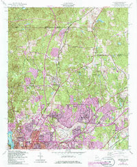 FORTSON, GA-AL HISTORICAL MAP GEOPDF 7.5
