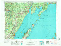 ESCANABA, MI-WI HISTORICAL MAP GEOPDF 1X
