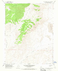LITTLE HUNTOON VALLEY, NV HISTORICAL MAP