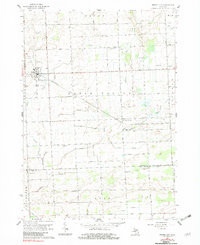 BROWN CITY, MI HISTORICAL MAP GEOPDF 7.5