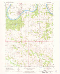 KEOSAUQUA, IA HISTORICAL MAP GEOPDF 7.5X