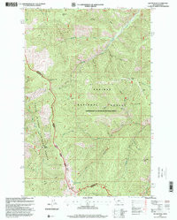 BLOOM PEAK, MT-ID HISTORICAL MAP GEOPDF