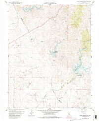 OWENS RESERVOIR, CA HISTORICAL MAP GEOPD