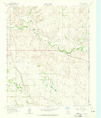 KELTON, TX-OK HISTORICAL MAP GEOPDF 7.5X