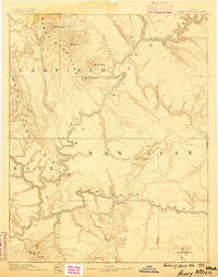 ESCALANTE E, UT-AZ HISTORICAL MAP GEOPDF