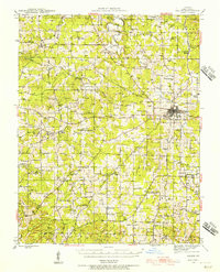 SALEM, MO HISTORICAL MAP GEOPDF 15X15 GR