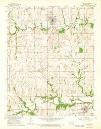 LYNDON, KS HISTORICAL MAP GEOPDF 7.5X7.5