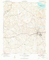 NINETY SIX, SC HISTORICAL MAP GEOPDF 7.5
