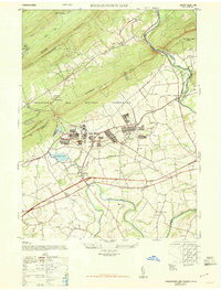 INDIANTOWN GAP, PA HISTORICAL MAP GEOPDF